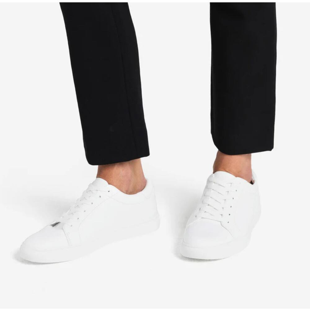 KENNETH COLE Kam Leather Sneakers White Size 6.5 NEW